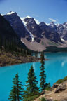 Moraine Lake and Canadian Rockies