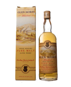 Glen Moray 5Y old Label tall bottle Original