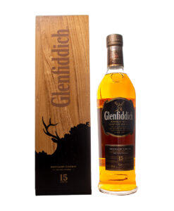 Glenfiddich 15Y Distillery Edition old bottling in woodenbox Original